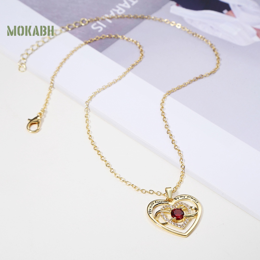 Vòng cổ Mặt Trái Tim Đính Đá Thời Trang Dành Cho Nữ