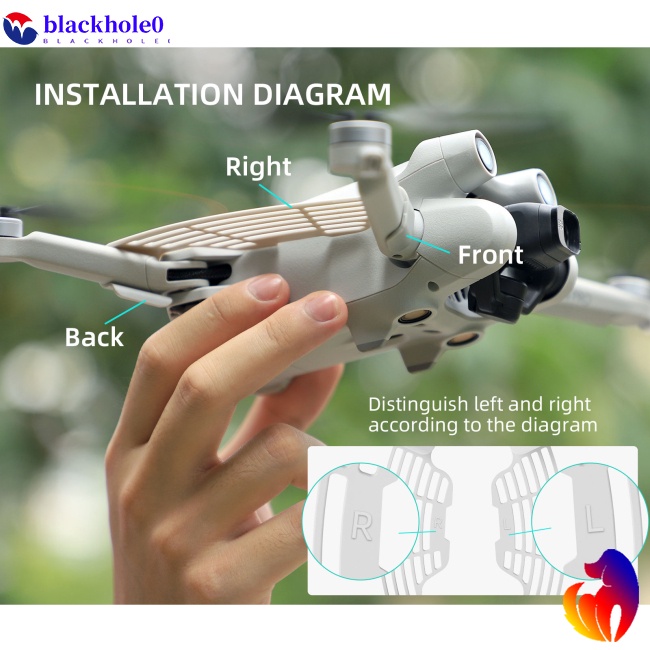 Khung Bảo Vệ Hạ Cánh Cầm Tay Gọn Nhẹ Tương Thích Với Dji Mini3 Pro Uav