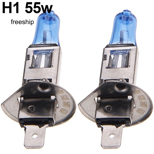 Set 2 Bóng Đèn Pha Xenon H1 / H4 / H7 55W / 100W 12V 5000K Ánh Sáng Trắng Dành Cho Ô Tô