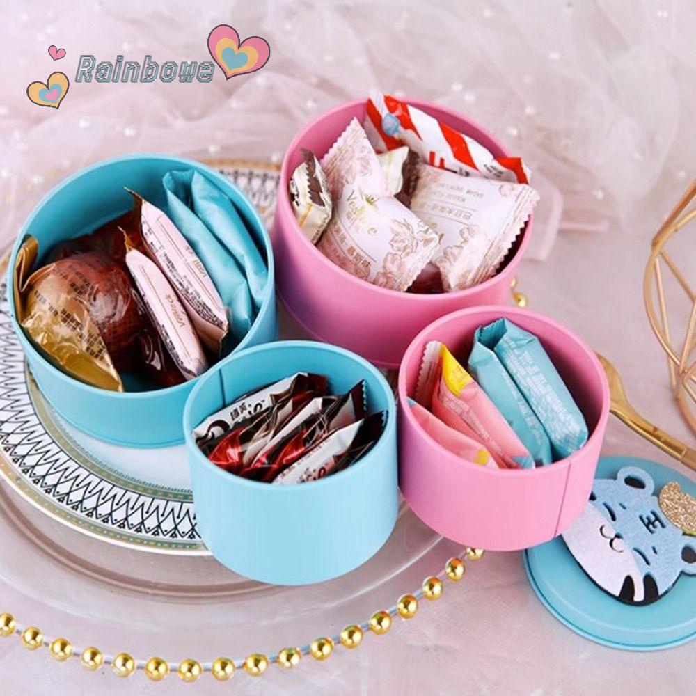 RAINBOW Set 2 Lọ Thiếc Đựng Nến Nhiều Kiểu Dáng