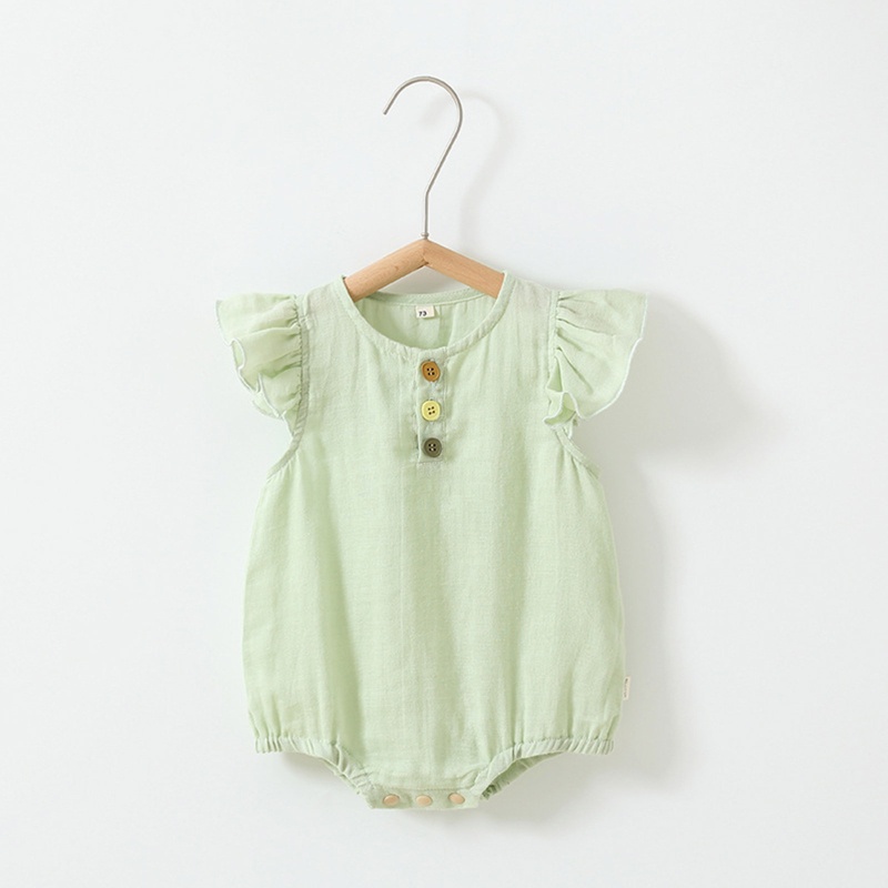 Bộ Áo Liền Quần Ngắn Tay Thời Trang Mùa Hè Cho Bé Sơ Sinh 0-12 Tháng Tuổi