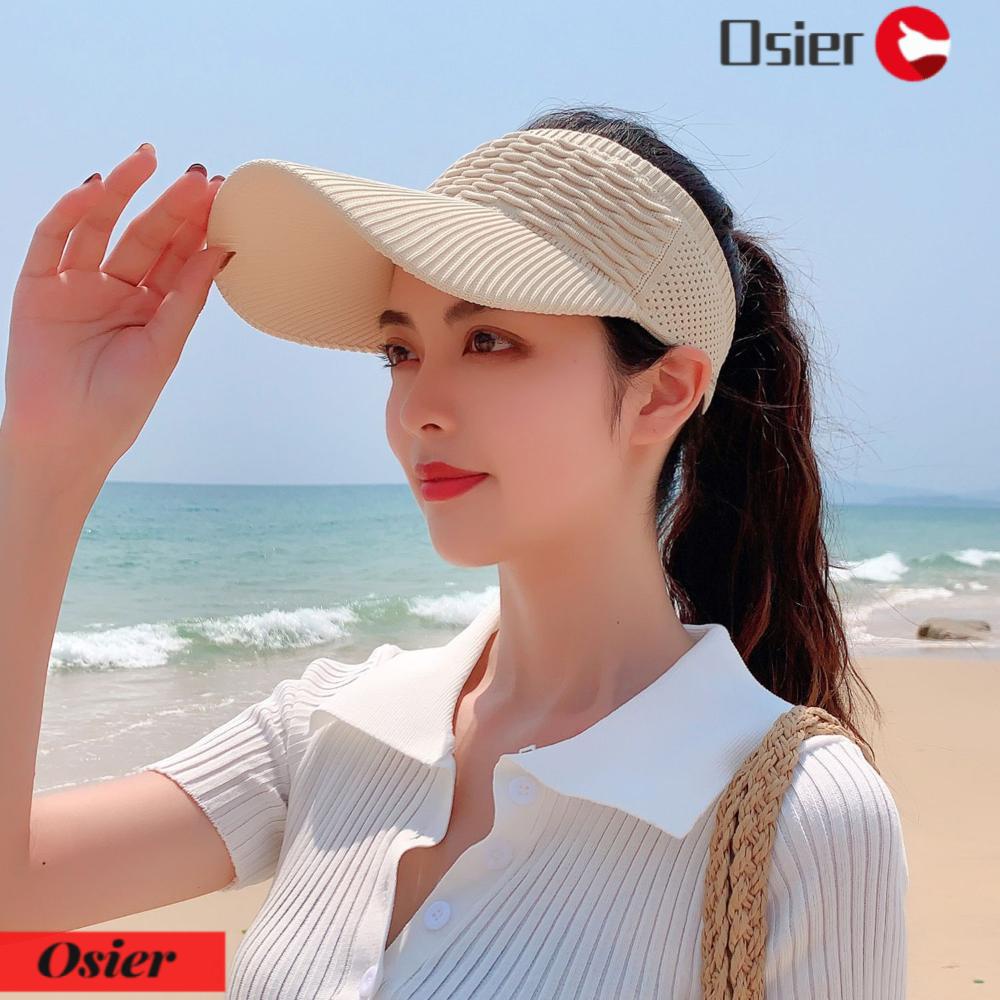 OSIER1 Mũ Lưỡi Trai Chống Nắng Tia UV Thời Trang Mùa Hè Cho Nữ