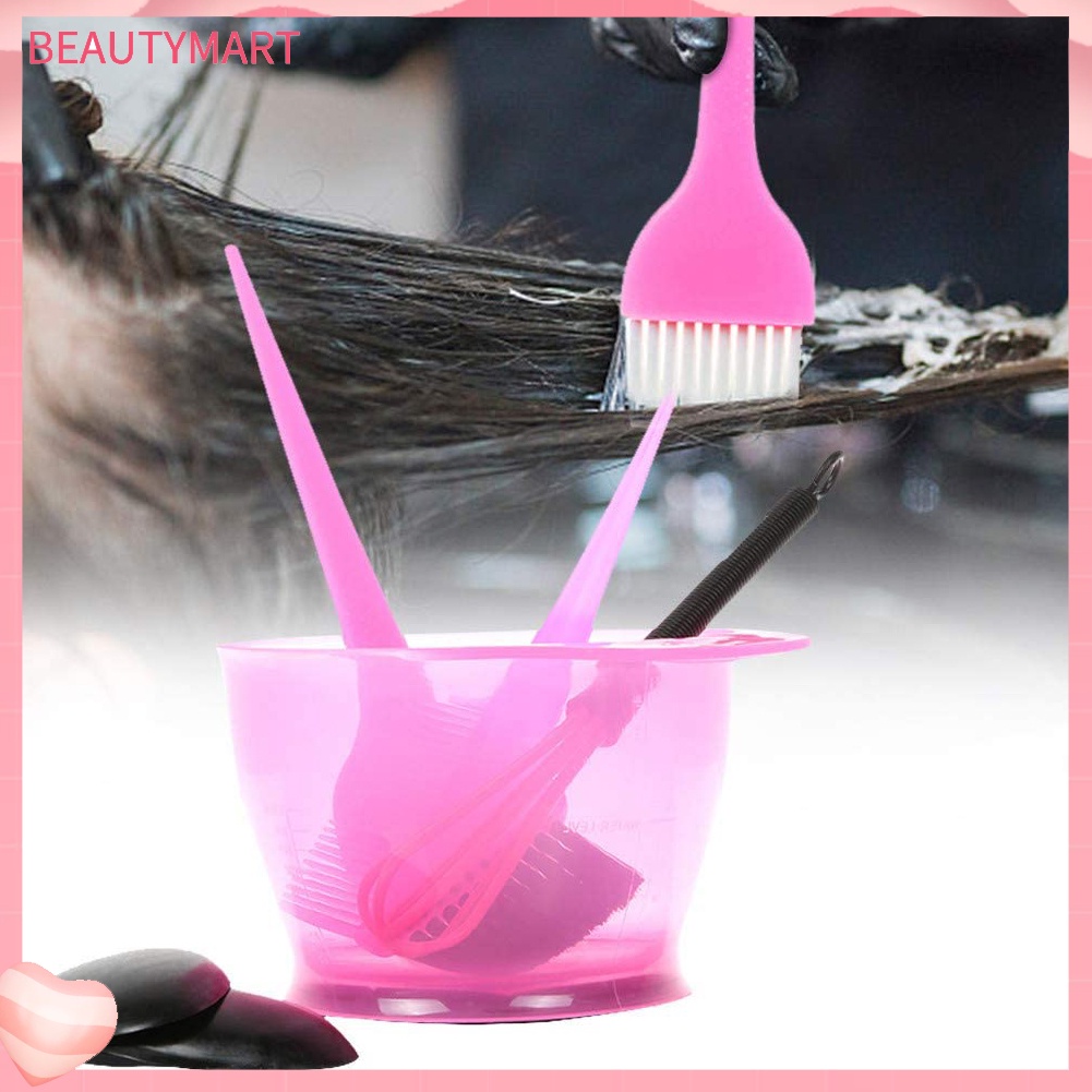 Bộ 5 Dụng Cụ Tô Nhuộm Tóc Chuyên Nghiệp Có Vỏ Bọc Tiện Dụng