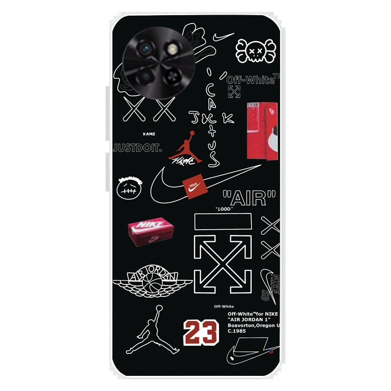 Ốp Điện Thoại Mềm Màu Đen Cho Itel S23