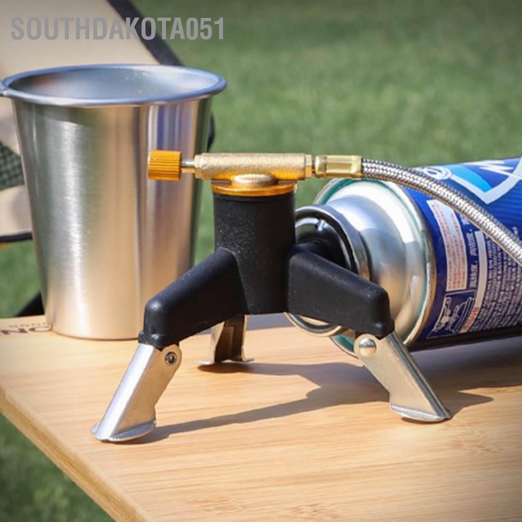 Southdakota051 Chân Máy Bếp Gas Adapter Chuyên Nghiệp Dài Bình Đầu Chuyển Đổi Cho Cắm Trại Đi Bộ Đường