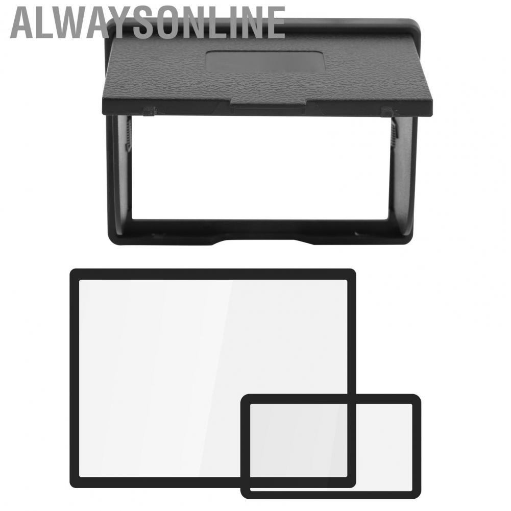 Alwaysonline Screen Film Tempered Glass  Cover With Hood Fit For D800