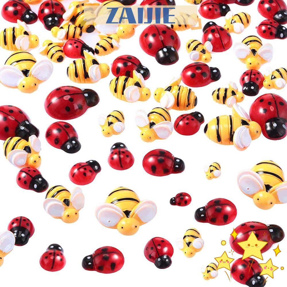 ZAIJIE24 Con Ong Bằng Nhựa Dùng Trang Trí