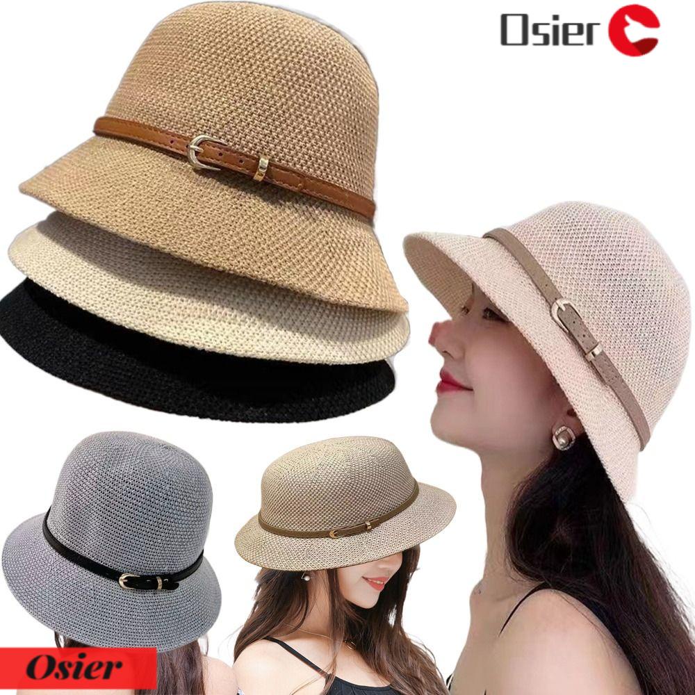 OSIER1 Mũ Bucket Che Nắng Thời Trang Mùa Hè Cho Nữ