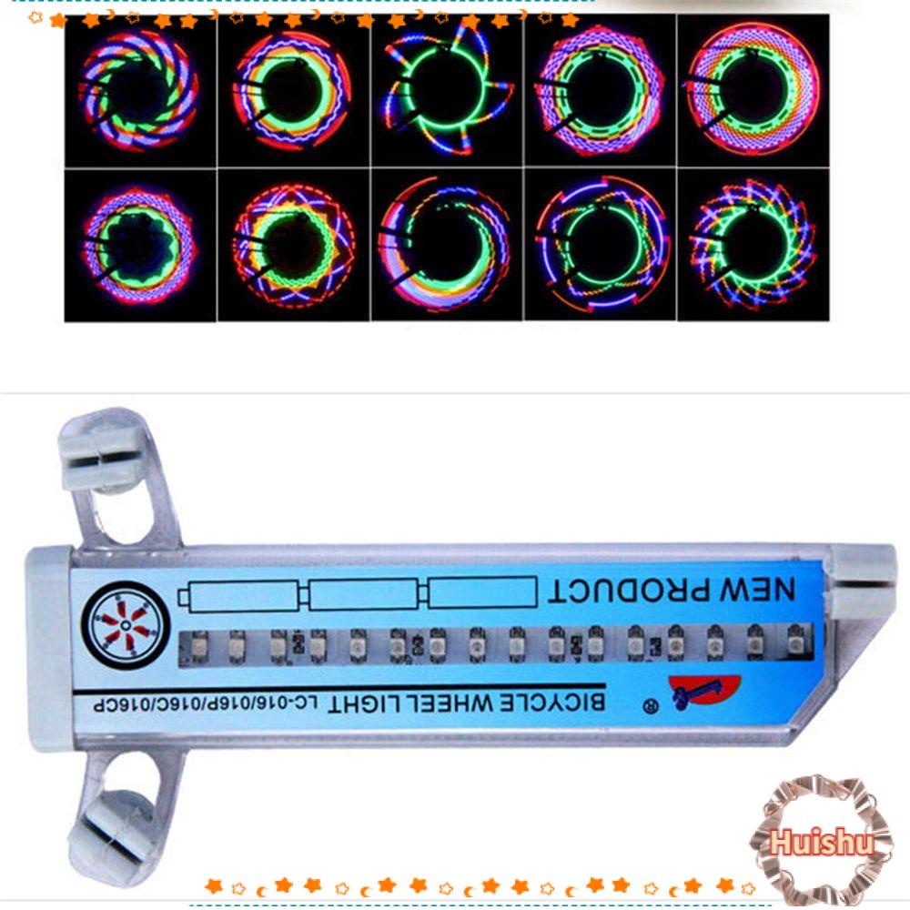 HS Đèn LED 32 Họa Tiết Trang Trí Bánh Xe Đạp