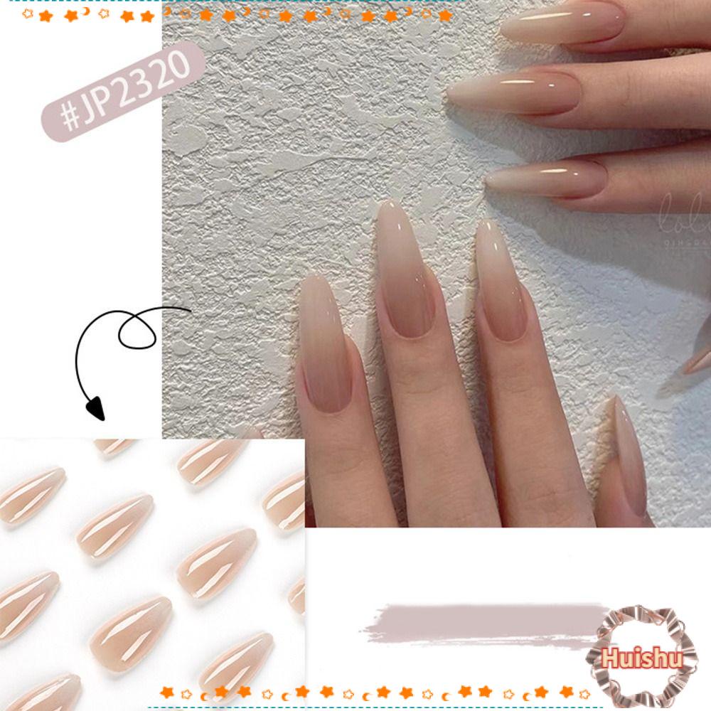 HS Set 24 Móng Tay Giả Màu Gradient