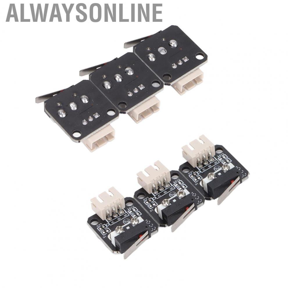 Alwaysonline 6Pcs Printer Limit Switches Switch 3Pin N/O N/C Control For 3D Accessory