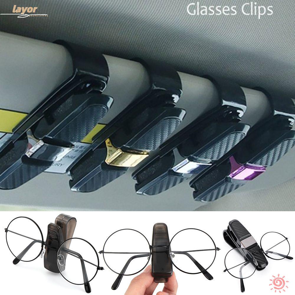 LAY Hộp Đựng Mắt Kính Có Kẹp Gắn Xe Hơi Ốp