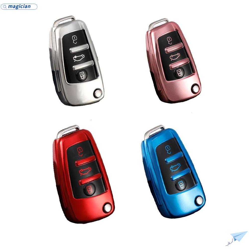MAG Vỏ Bảo Vệ Chìa Khóa Điều Khiển Từ Xa Cho Xe Hơi Audi A1 A3 A4 A5