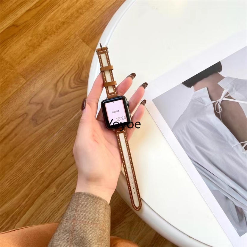 Dây Đeo Nylon Nhiều Màu Thời Trang Cho Đồng Hồ Thông Minh Apple Watch 49mm 45mm 44mm 41mm 40mm 42mm 38mm Series 8 7 6 5 4 3 2 1