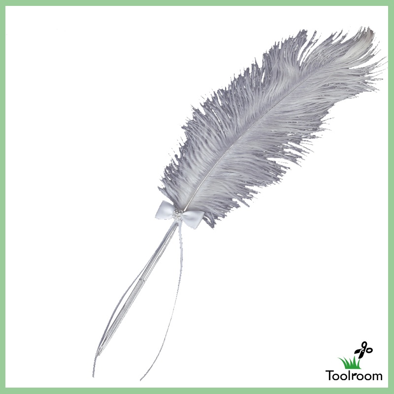 Bút Máy Màu Trắng Đính Đá Và Nơ Xinh Xắn