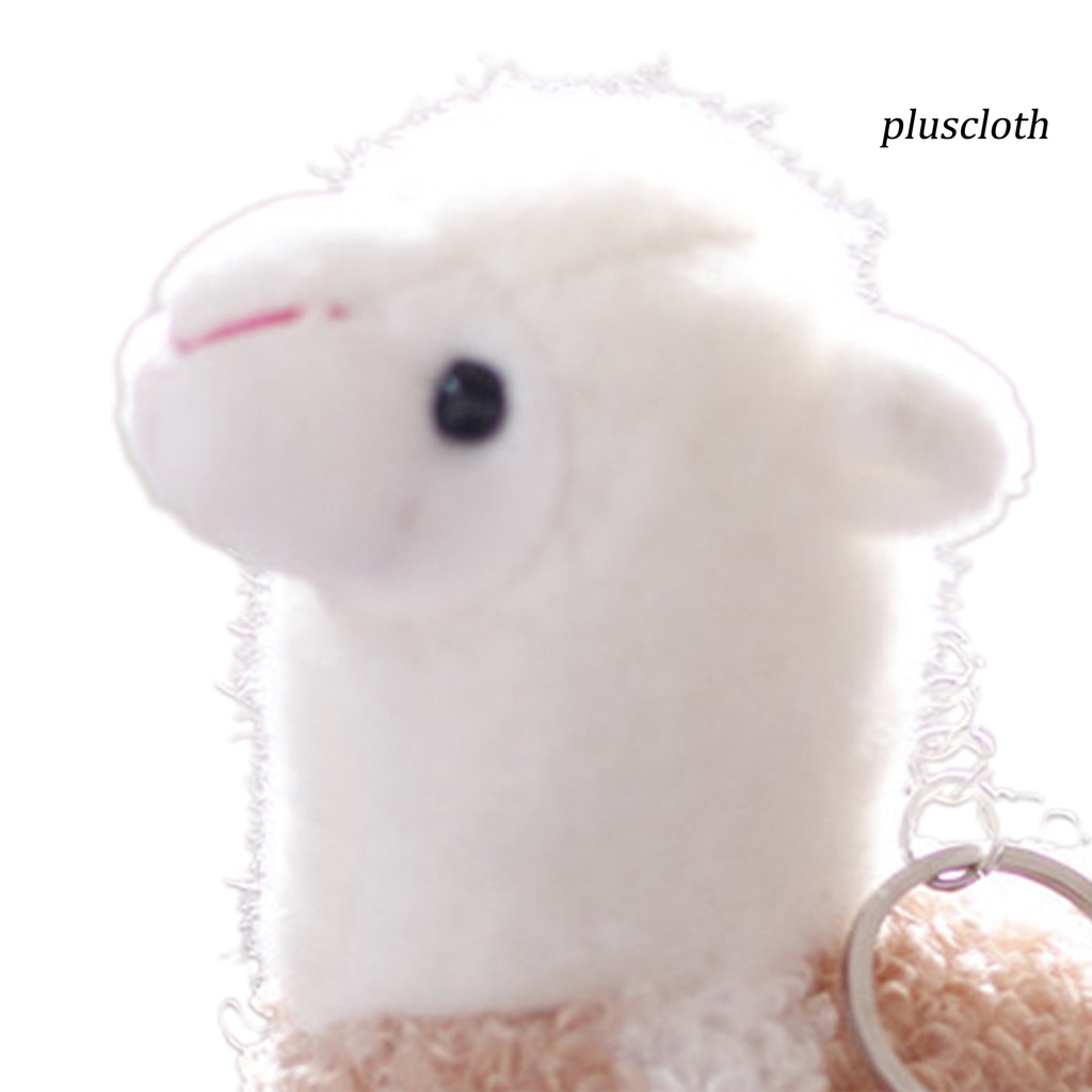 Móc Khóa Hình Lạc Đà Alpaca Nhồi Bông Đáng Yêu