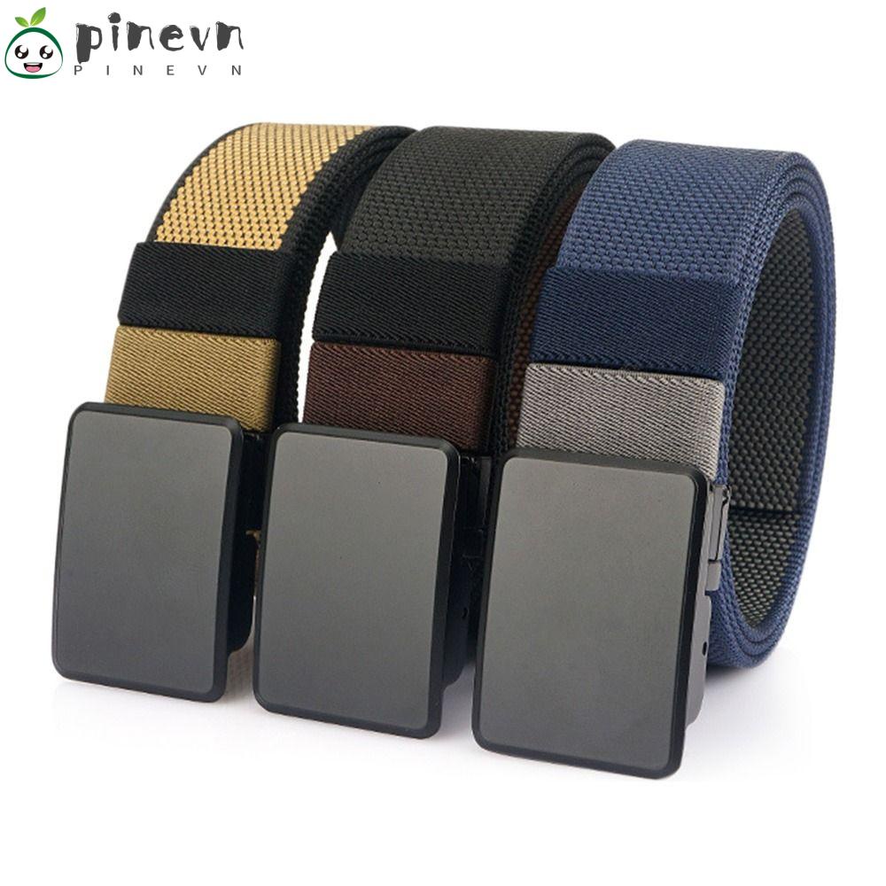PINEVN Thắt Lưng Nylon Khóa Xoay Trang Trí Đa Năng