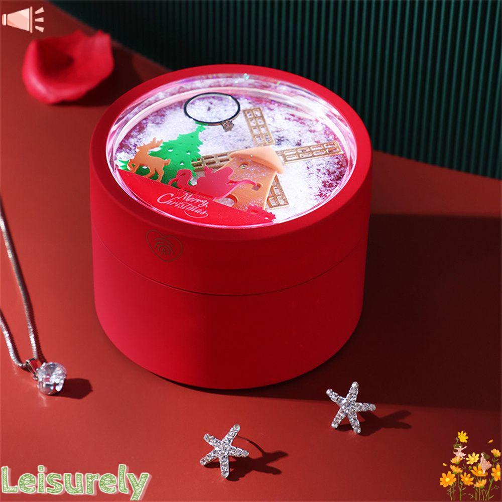 LEILY Hộp Đựng Nhẫn Trang Sức Thiết Kế Tinh Tế Sang Trọng