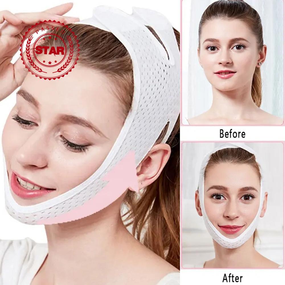 Đai Mát Xa Nâng Cơ Mặt Tạo Cằm Chữ V Thon Gọn Thoáng Khí O9K6