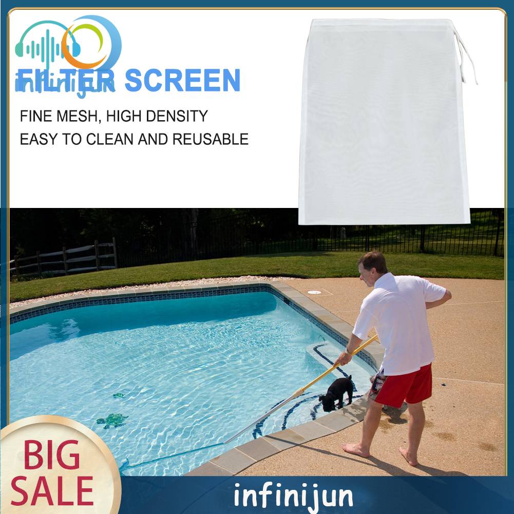 Set 2 Túi Lưới Lọc Chuyên Dụng Cho Máy Hút Bụi Hồ Bơi