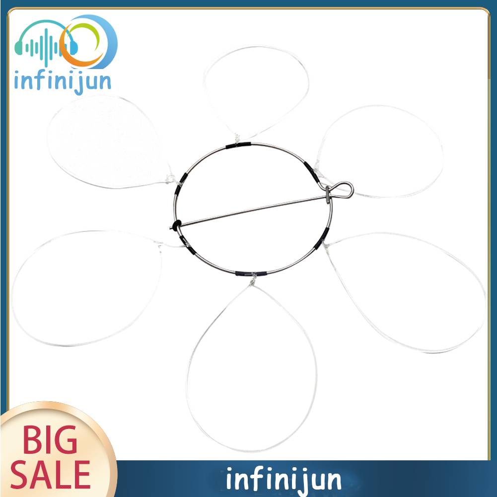 Bộ 6 Vòng Bắt Cua Bằng Thép Không Gỉ