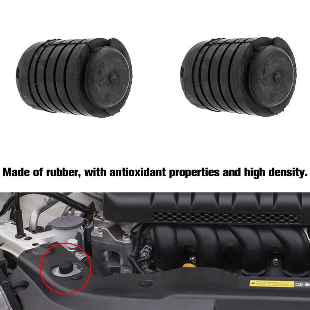 Set 2 Đệm Giảm Xóc Trọng Lượng Nhẹ Chống Trầy Dành Cho Động Cơ Xe Hơi