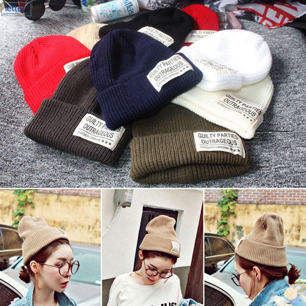 LET Mũ Len Beanie Dễ Thương Cho Nam Và Nữ