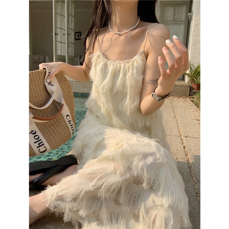 Đầm maxi Dáng Rộng Thời Trang Đi Biển Mùa Hè