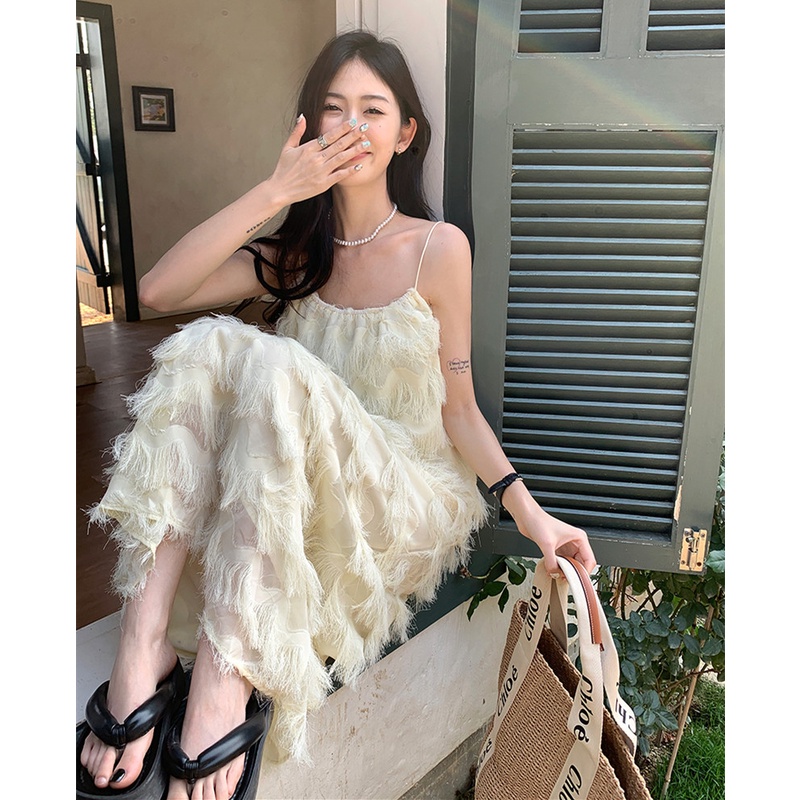 Đầm maxi Dáng Rộng Thời Trang Đi Biển Mùa Hè