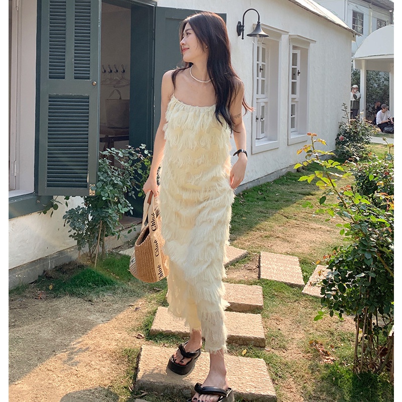 Đầm maxi Dáng Rộng Thời Trang Đi Biển Mùa Hè