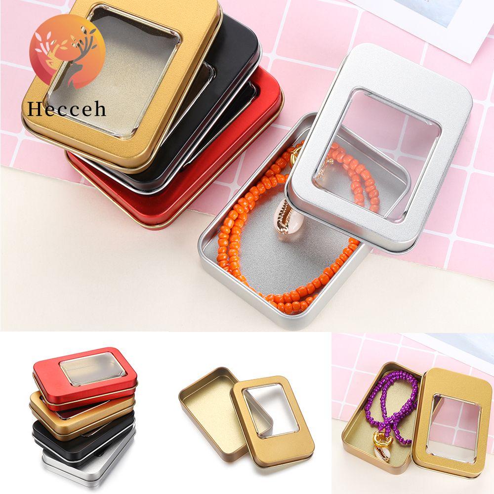 HECCEH Hộp Kim Loại Thiếc Đựng Trang Sức / Chìa Khóa / Tiền Xu / Chìa Khóa