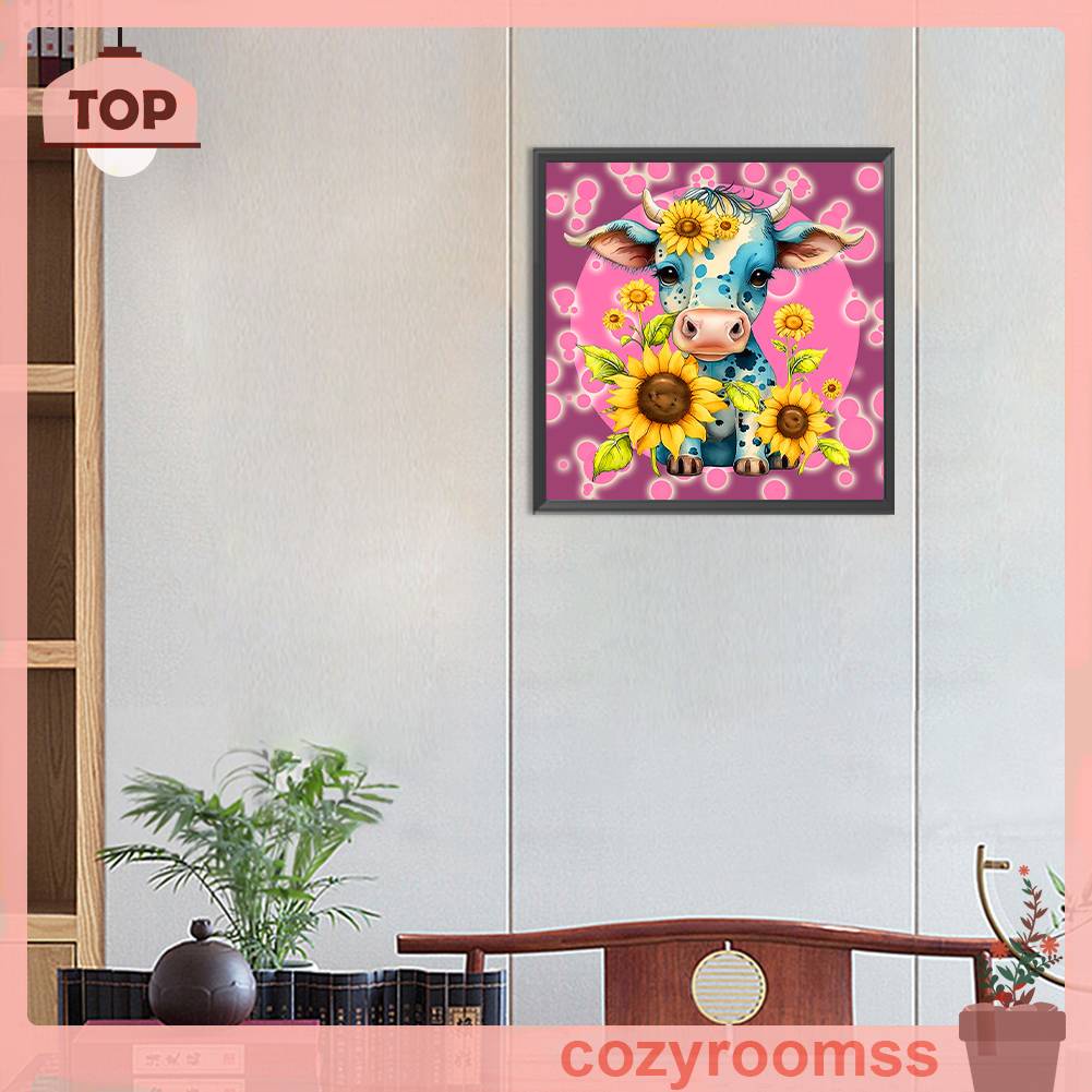 Bộ Tranh Đính Đá 5D Họa Tiết Gia Súc Độc Đáo DIY Dùng Trang Trí Nhà Cửa K464