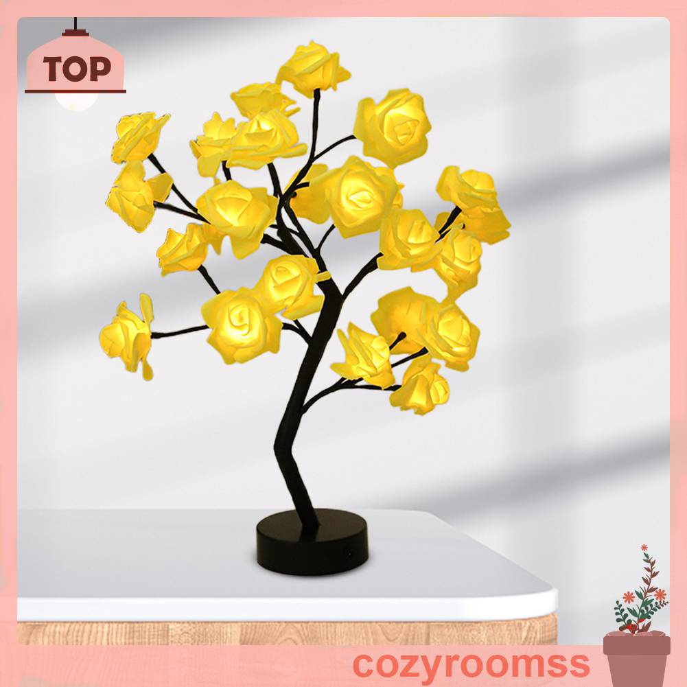 Bộ 2 Đèn Led 24 Bóng Hình Hoa Hồng 5000LM