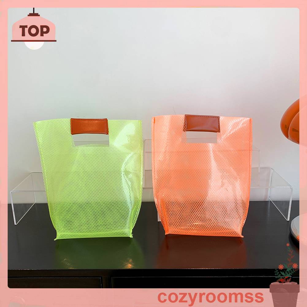 Túi Xách Lưới Trong Suốt Thời Trang Đi Biển Cho Nữ