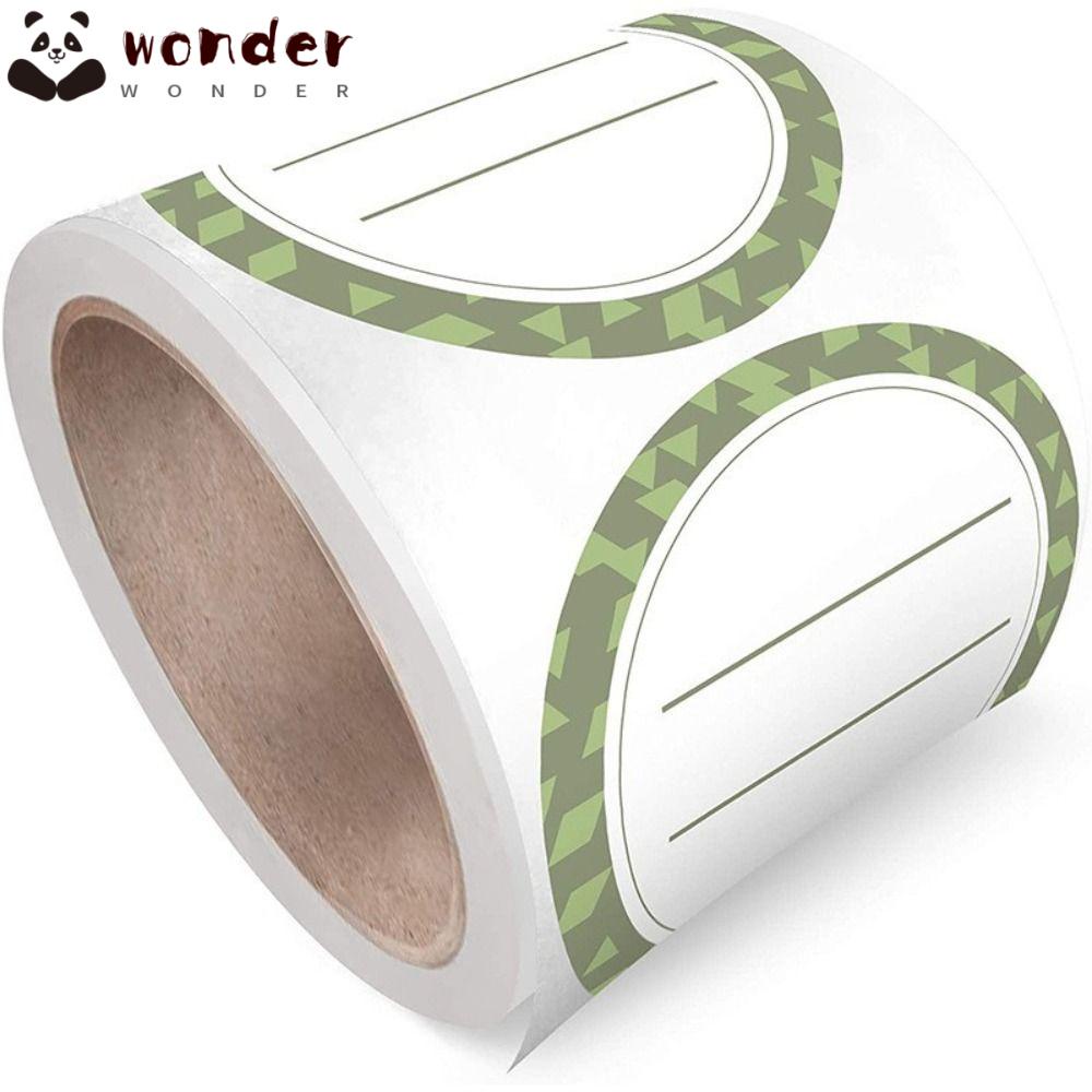 Cuộn 500 Nhãn Dán Hình Tròn 2 Trong 1 Tự Dính Có Thể Tháo Rời