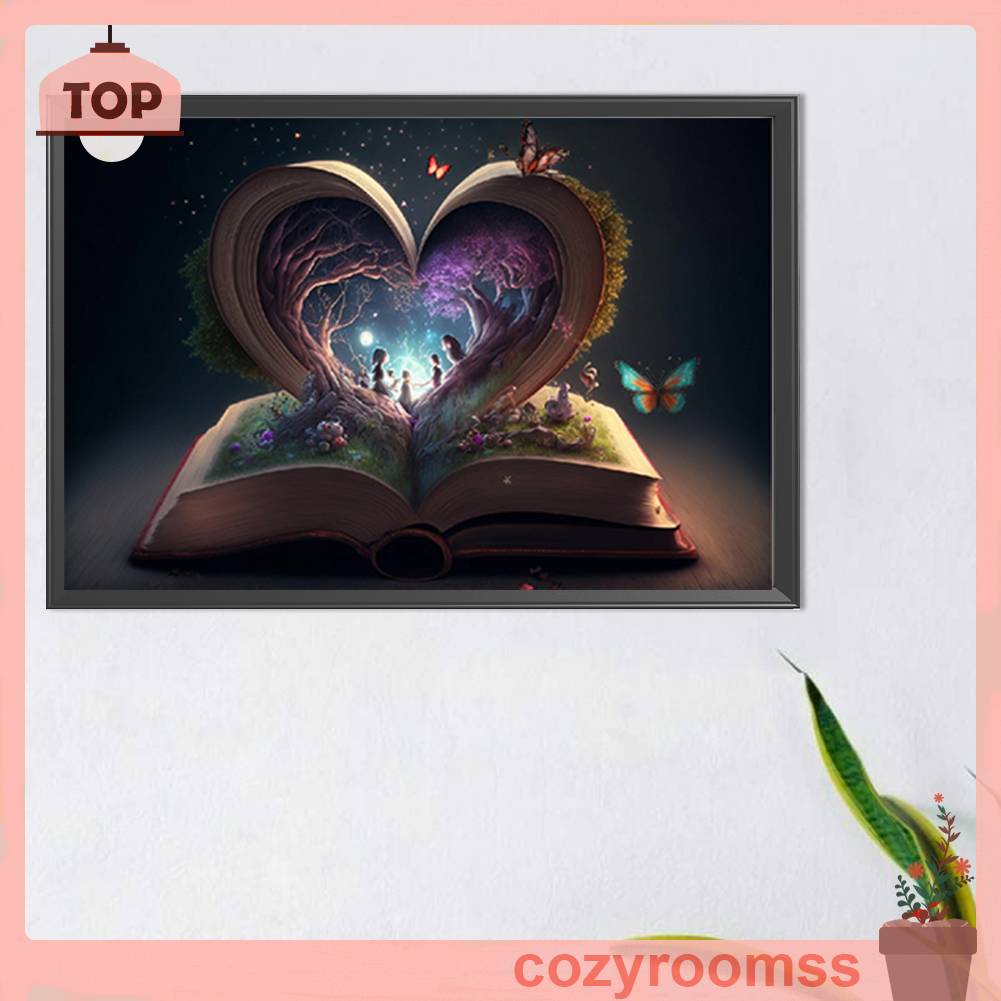 Tranh Đính Đá Kim Cương Toàn Bộ 5D DIY Hình Vẽ Cây