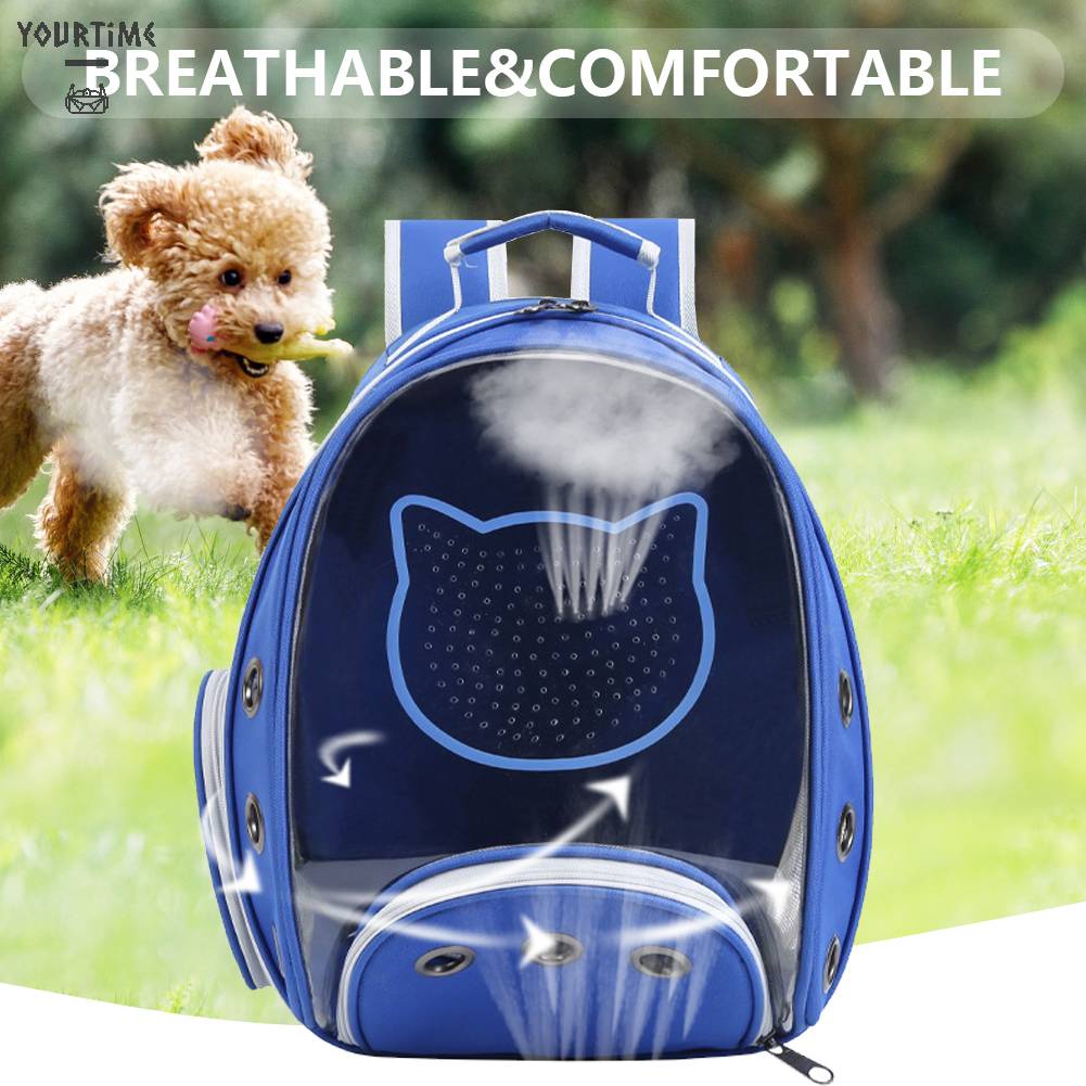 Ba Lô Đựng Mèo Thoáng Khí Thiết Kế Mở Phía Trước Sử Dụng Ngoài Trời