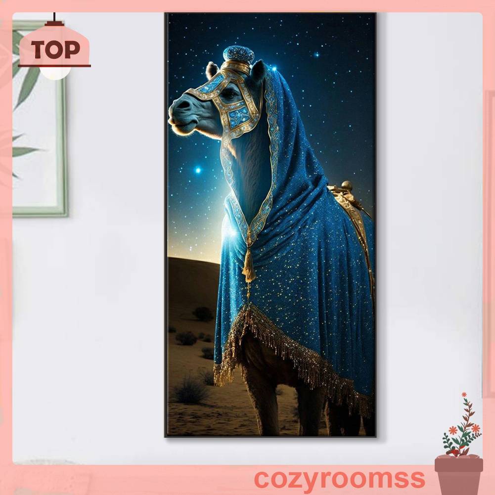 Tranh Đính Đá Kim Cương Toàn Bộ 5D DIY Hình Lạc Đà