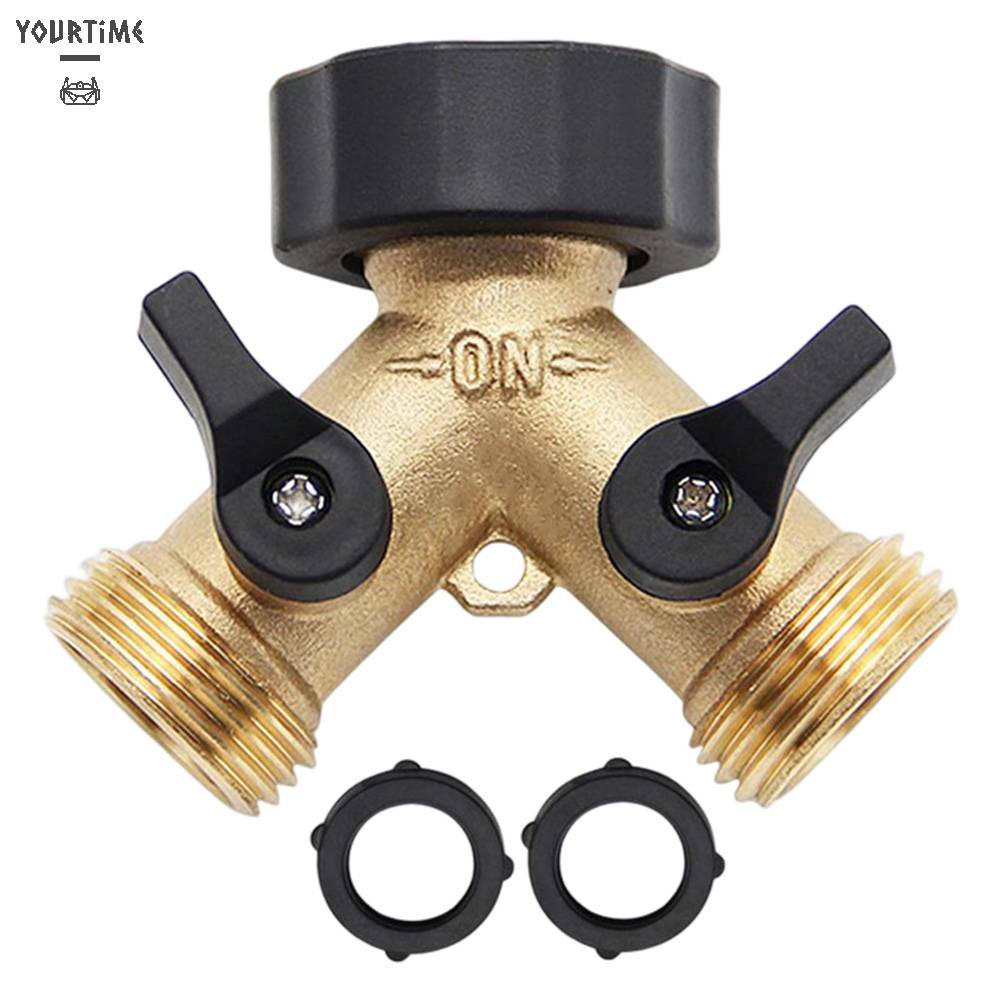Vòi Nước Chữ Y 2 Chiều 3 / 4 Inch Kèm 2 Vòng Đệm Bằng Đồng Thau Chuyên Dụng Cho