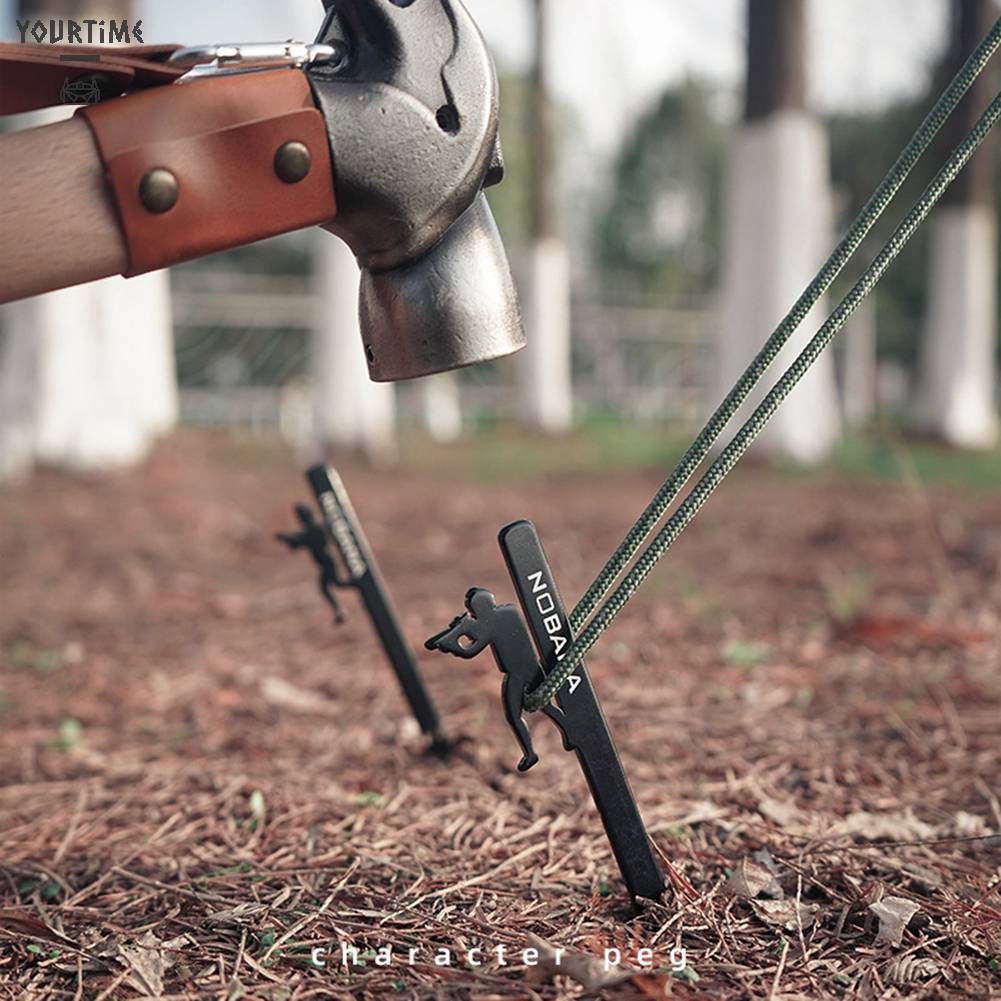 Set 4 Cọc Giăng Lều Trại Bằng Thép Không Gỉ