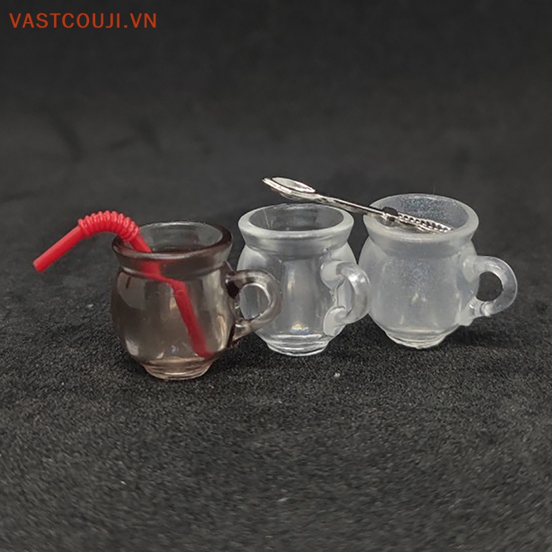 Bộ Cốc Uống Nước Bằng Silicon Dùng Trang Trí Nhà Búp Bê