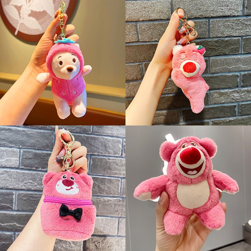 Móc Khóa Hình Gấu Nhồi Bông Đáng Yêu