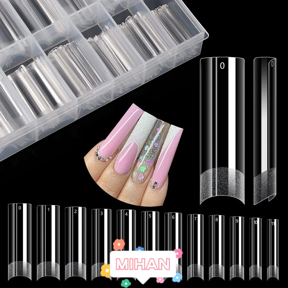 MIHAN1 Set 240 Miếng Gel Mềm Trong Suốt Trang Trí Móng Tay MIHAN1