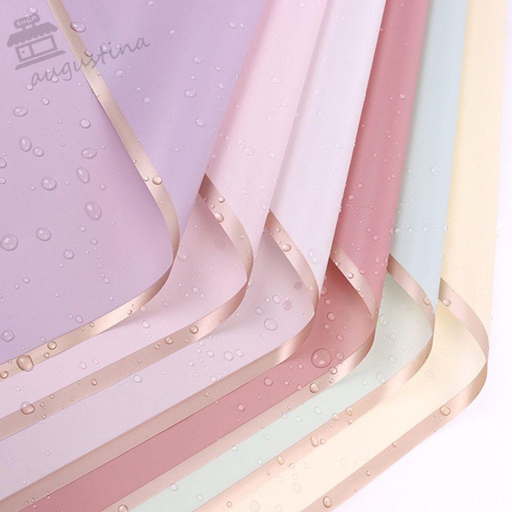 AUGUSTINA Giấy Nhám Gói Hoa Gói Quà Kèm Cạnh Bó Hoa