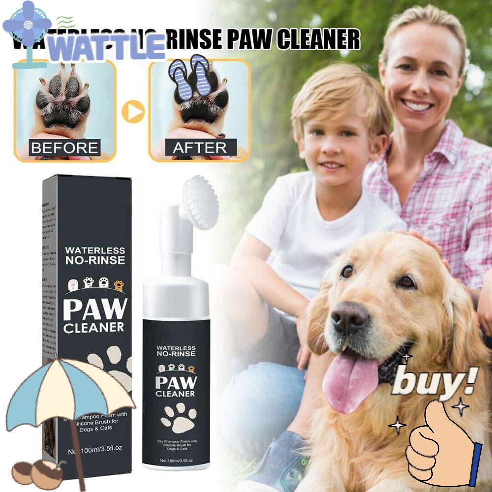 WTTLE Dầu Gội Khô Cho Thú Cưng Thành Phần Tự Nhiên Không Cần Rửa Lại Nước