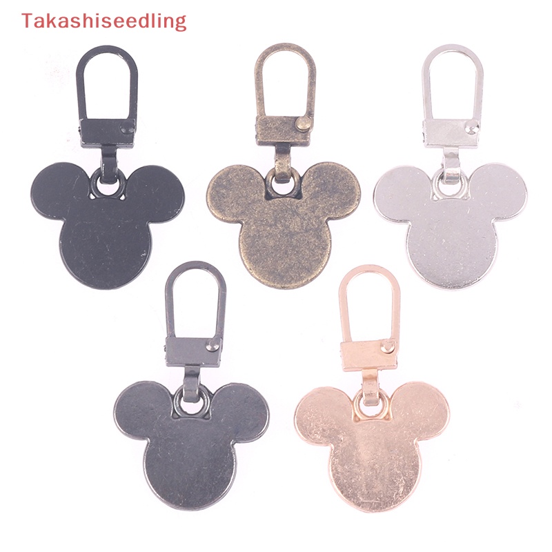 (Takashiseedling) Set 5 Dây Khóa Kéo Có Thể Tháo Rời Thay Thế Cho Vali / Giày Bốt / Giày Bốt