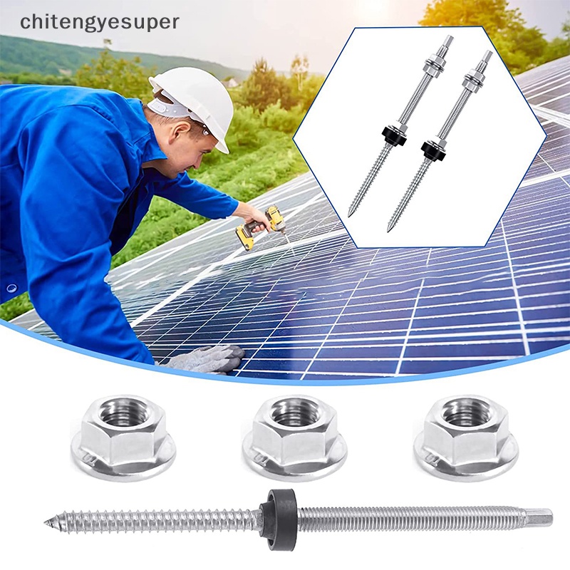 Bu Lông Treo Tấm Pin Năng Lượng Mặt Trời M10X200 / 250 mm CGS