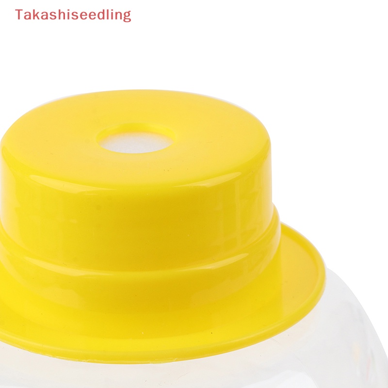 Bình Đựng Nước Bằng Nhựa Trong Suốt Có Nắp Đậy In Hình Vịt Vàng Dễ Thương