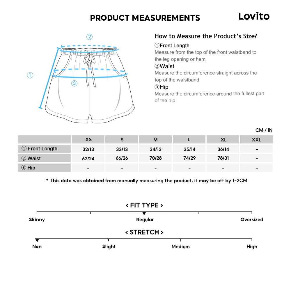 Lovito Quần short ống rộng lưng vừa có túi trơn đơn giản dành cho nữ LNE09001 (Kaki)
