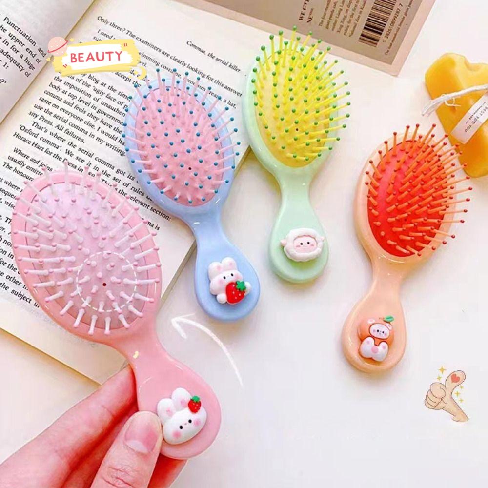 Bộ 2 Lược Chải Tóc Tạo Kiểu Tóc Xoăn Có Túi Khí Bền Cho Nữ